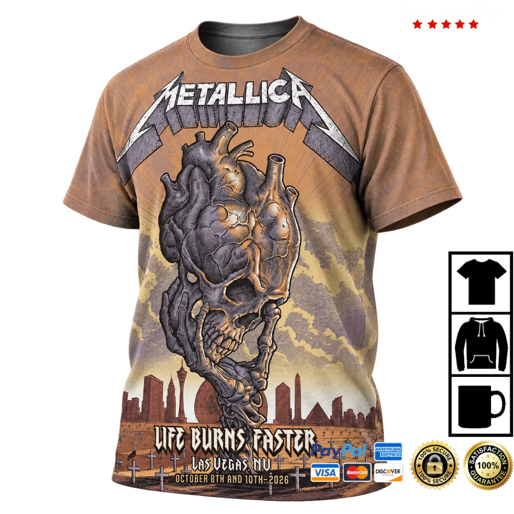 Metallica Weekend Two Las Vegas 2026 All Over Print Tee